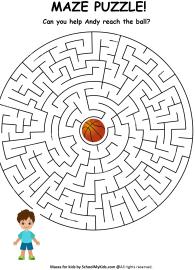 Boy Ball Maze Puzzle