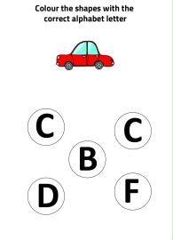 C for Car - Practice Beginning Letter