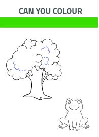Art And Craft Worksheet: Can Your Color - Color Green Worksheet