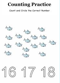 Circle the Correct Number up to 18 #1
