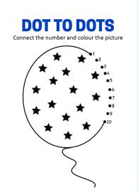 Connect the Dots - Balloon Dot to Dot #1