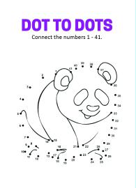 Connect the Dots - Bear Dot to Dot #1
