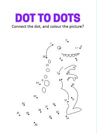 Connect the Dots - Dinosaur Dot to Dot 1 to 25
