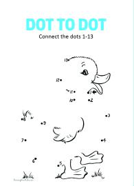 Connect the Dots - Duck Dot to Dot #1