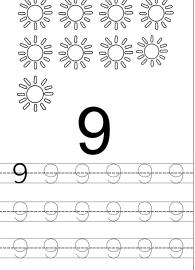 Count and Trace 9 - Number Tracing