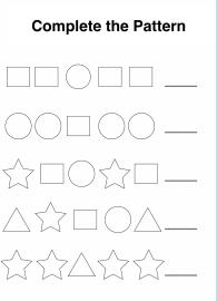 Draw the Missing Shape Pattern #1