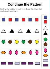 Finish the Shape Pattern #1
