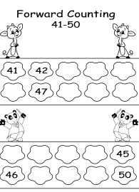 Forward Counting 41 to 50 #1