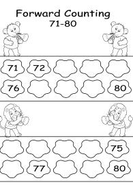 Forward Counting 71 to 80 #1