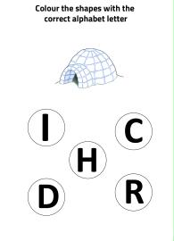 I for Igloo - Practice Beginning Letter