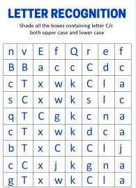 Identify Uppercase and Lowercase Letter C - Letter Recognition