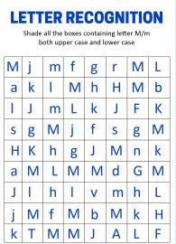 Identify Uppercase and Lowercase Letter M - Letter Recognition