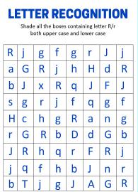 Identify Uppercase and Lowercase Letter R - Letter Recognition