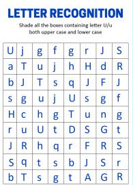 Identify Uppercase and Lowercase Letter U - Letter Recognition