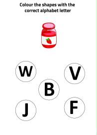 J for Jam - Practice Beginning Letter