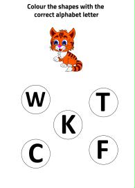 K for Kitten - Practice Beginning Letter