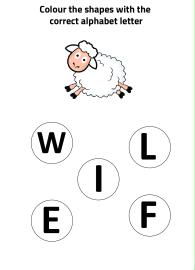 L for Lamb - Practice Beginning Letter