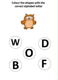 O for Owl - Practice Beginning Letter