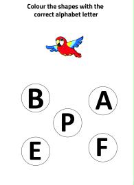 P for Parrot - Practice Beginning Letter