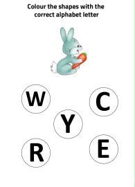 R for Rabbit - Practice Beginning Letter