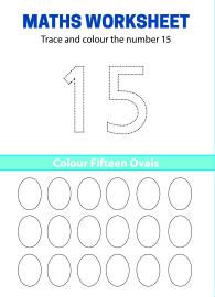 Trace, Count and Color Number 15