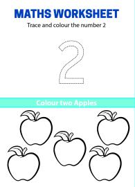 Trace, Count and Color Number 2