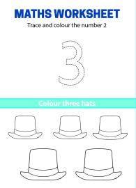 Trace, Count and Color Number 3