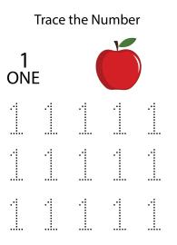 Tracing Numbers & Counting 1