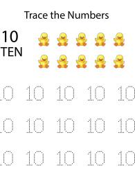 Tracing Numbers & Counting 10