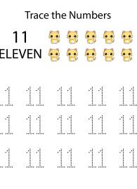 Tracing Numbers & Counting 11