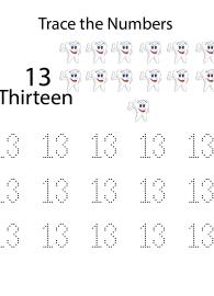 Tracing Numbers & Counting 13 #1