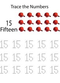 Tracing Numbers & Counting 15