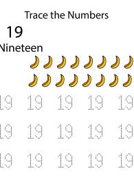 Tracing Numbers & Counting 19