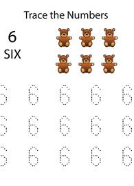 Tracing Numbers & Counting 6