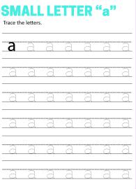 Writing Small Letter a - Lowercase Letter Tracing