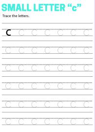 Writing Small Letter c - Lowercase Letter Tracing