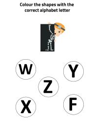 X for X-ray - Practice Beginning Letter