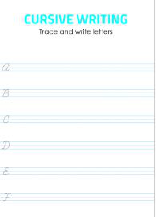English Worksheet: Capital Cursive Alphabet Writing - G - L Worksheet